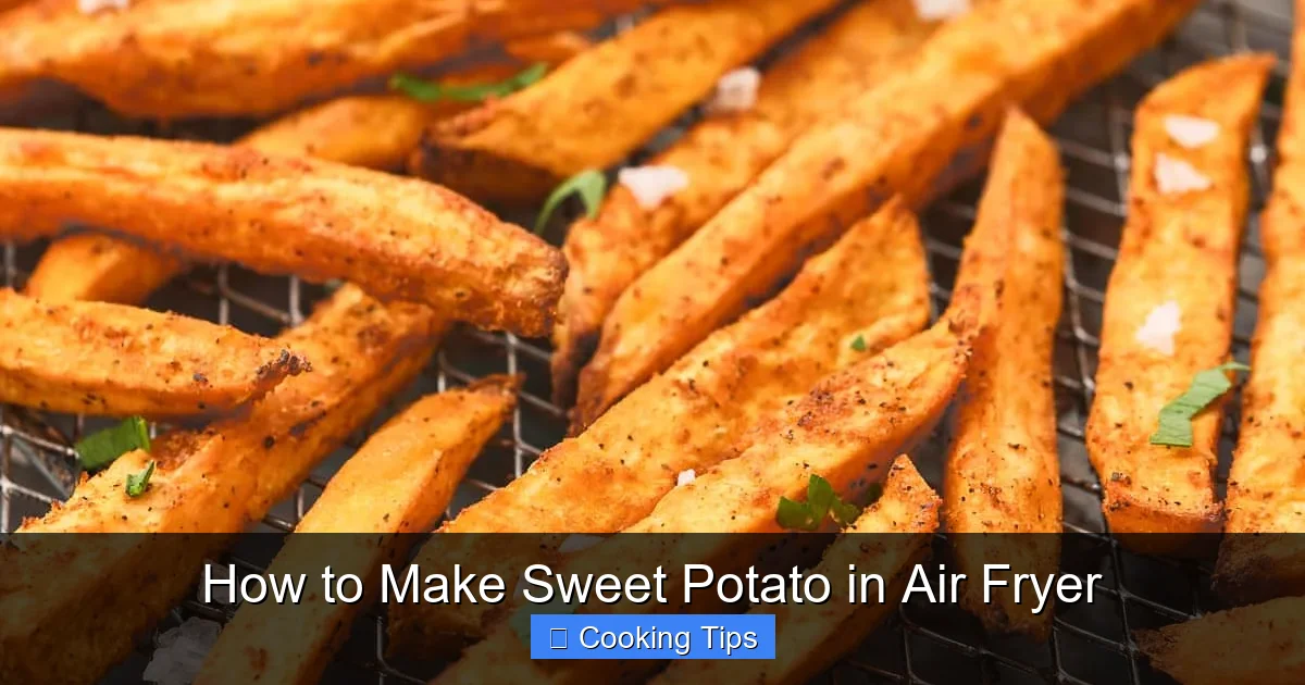 How to Make Sweet Potato in Air Fryer