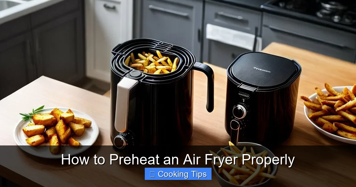 How to Preheat an Air Fryer Properly
