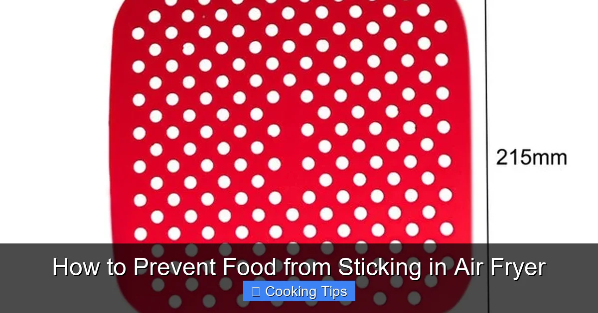 How to Prevent Food from Sticking in Air Fryer