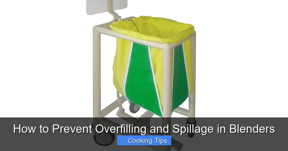 How to Prevent Overfilling and Spillage in Blenders