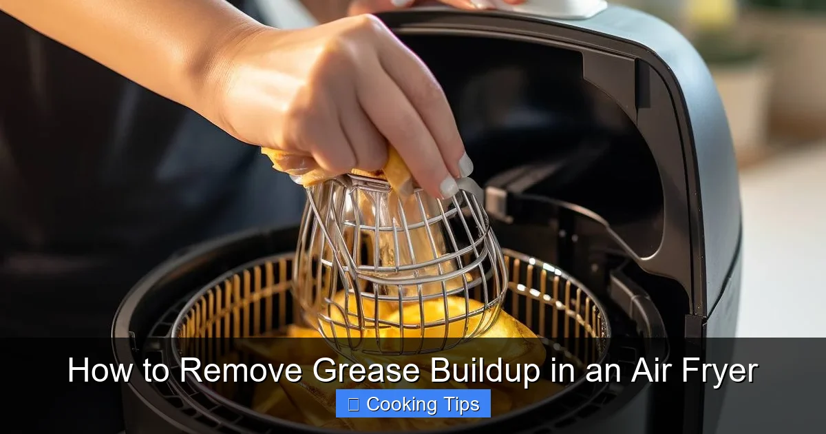How to Remove Grease Buildup in an Air Fryer