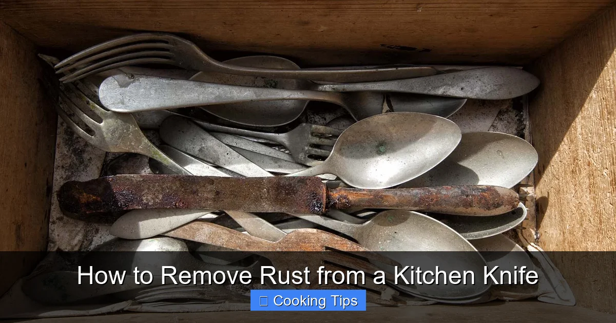 How to Remove Rust from a Kitchen Knife