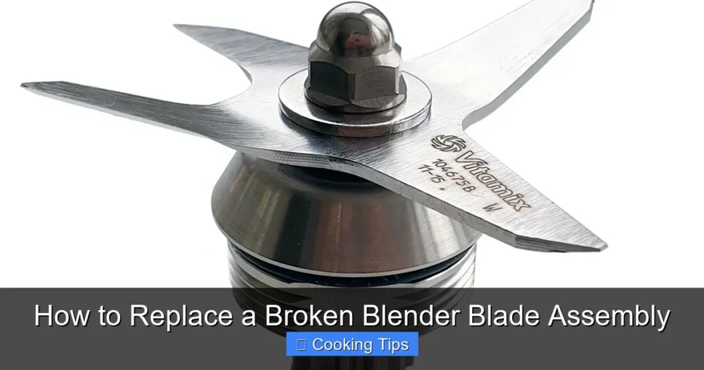 How to Replace a Broken Blender Blade Assembly