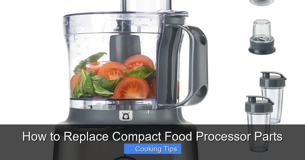 How to Replace Compact Food Processor Parts