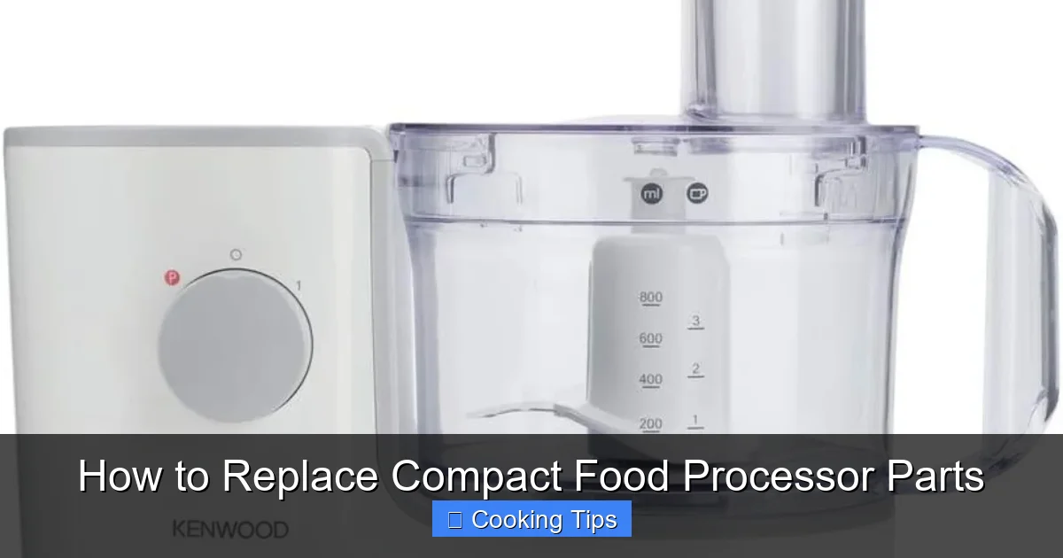 How to Replace Compact Food Processor Parts