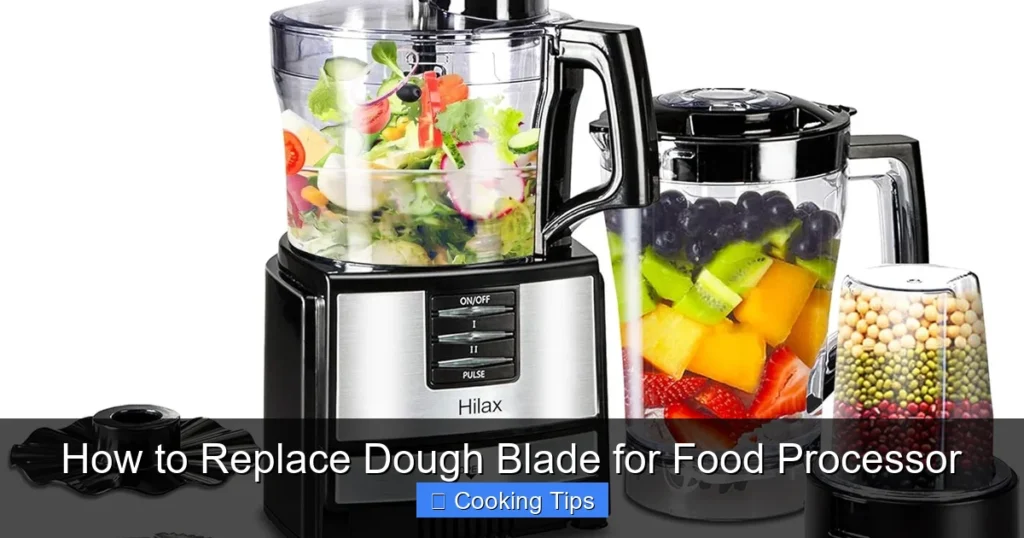 How to Replace Dough Blade for Food Processor