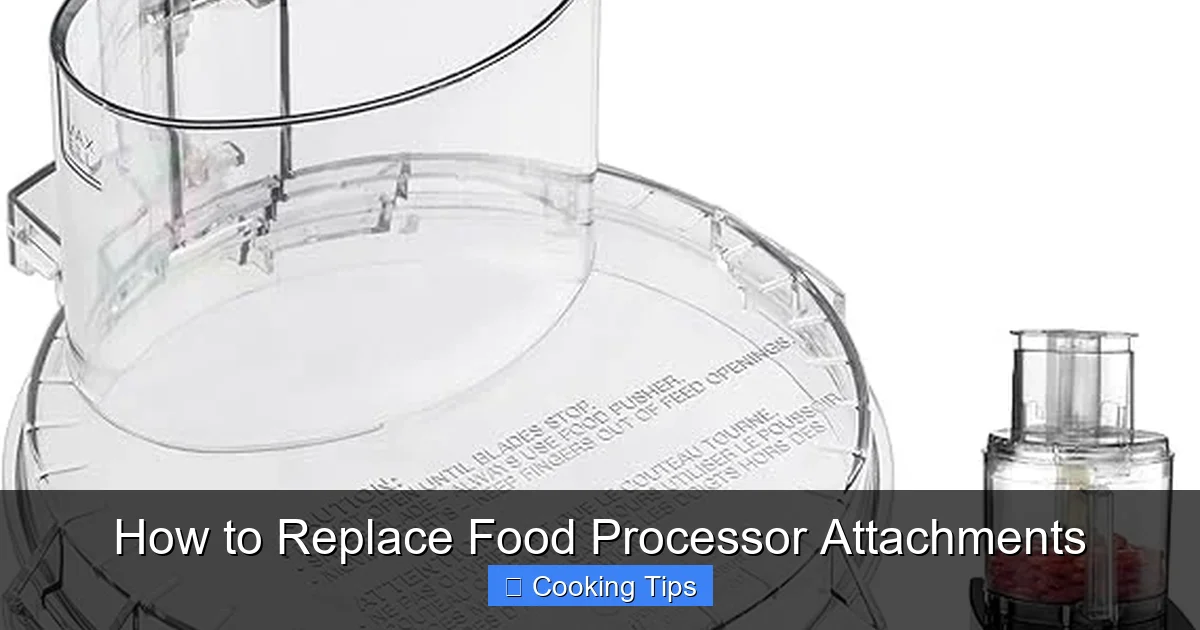 How to Replace Food Processor Attachments