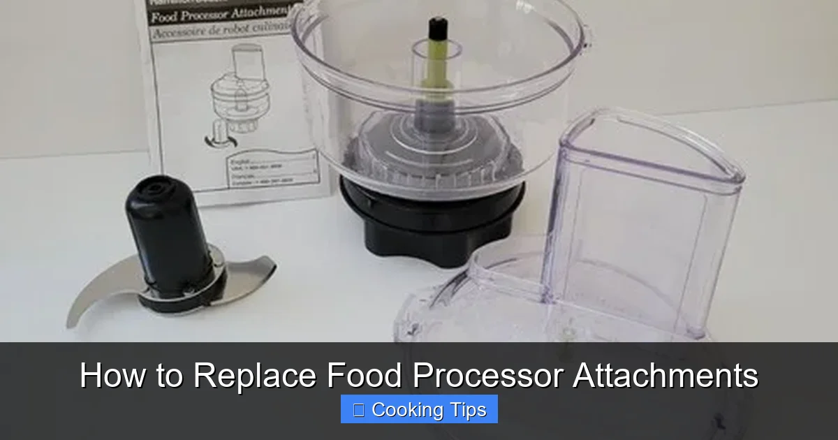 How to Replace Food Processor Attachments