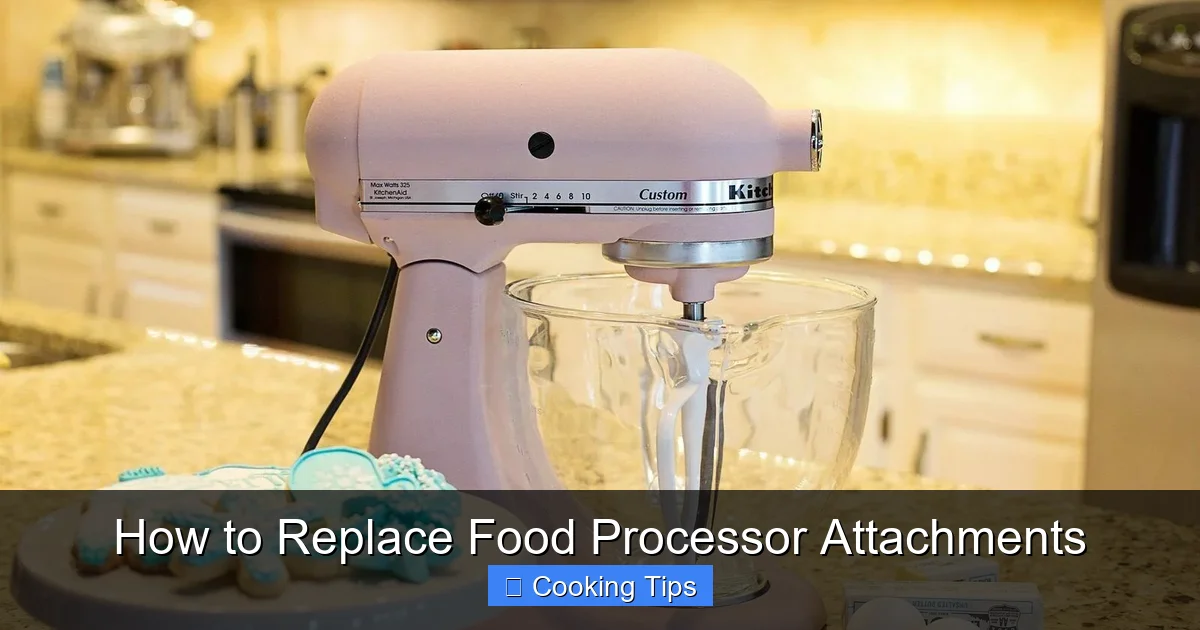 How to Replace Food Processor Attachments