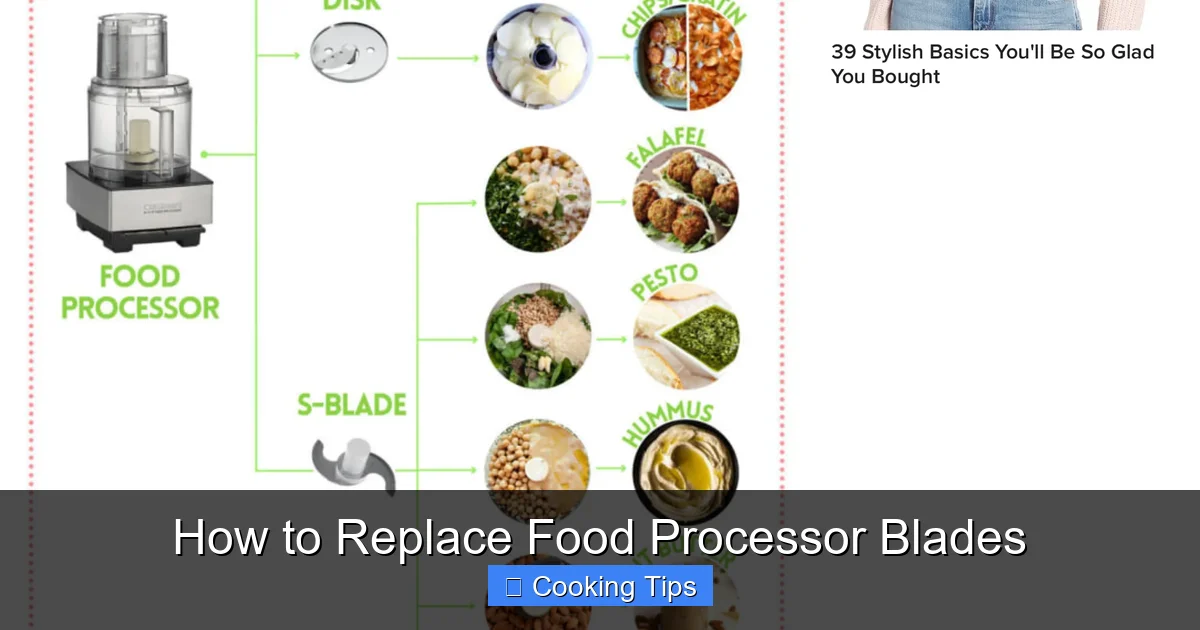 How to Replace Food Processor Blades