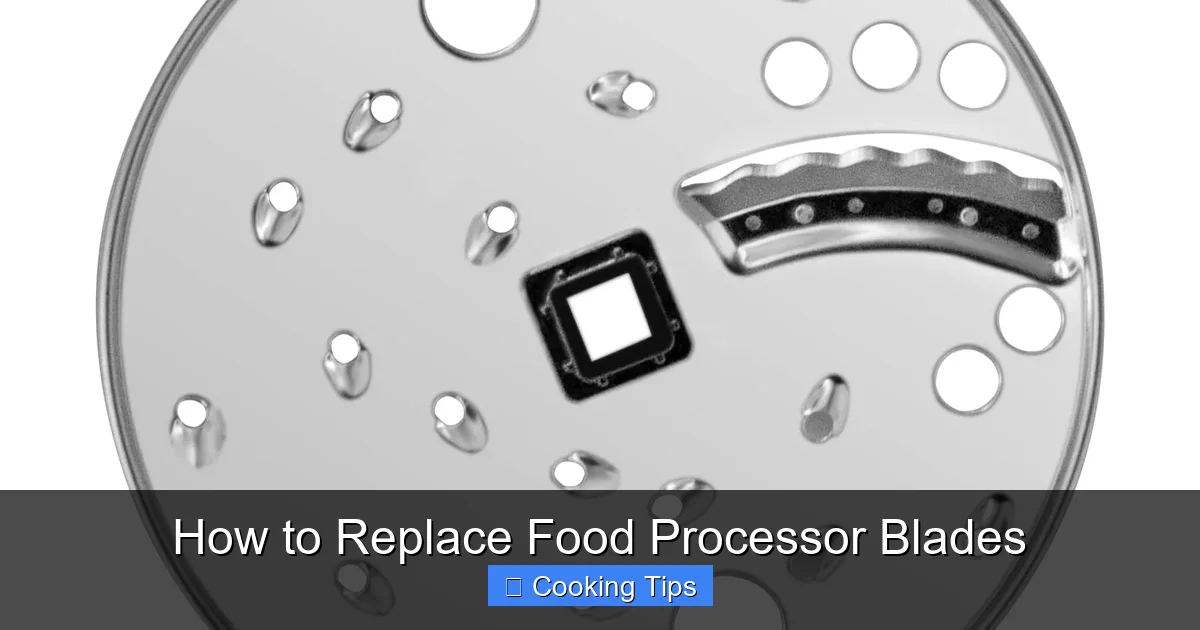 How to Replace Food Processor Blades