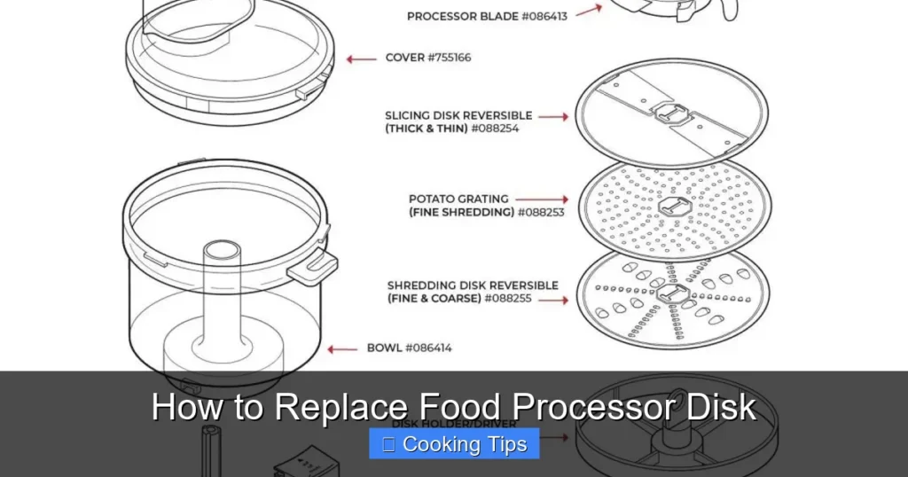 How to Replace Food Processor Disk