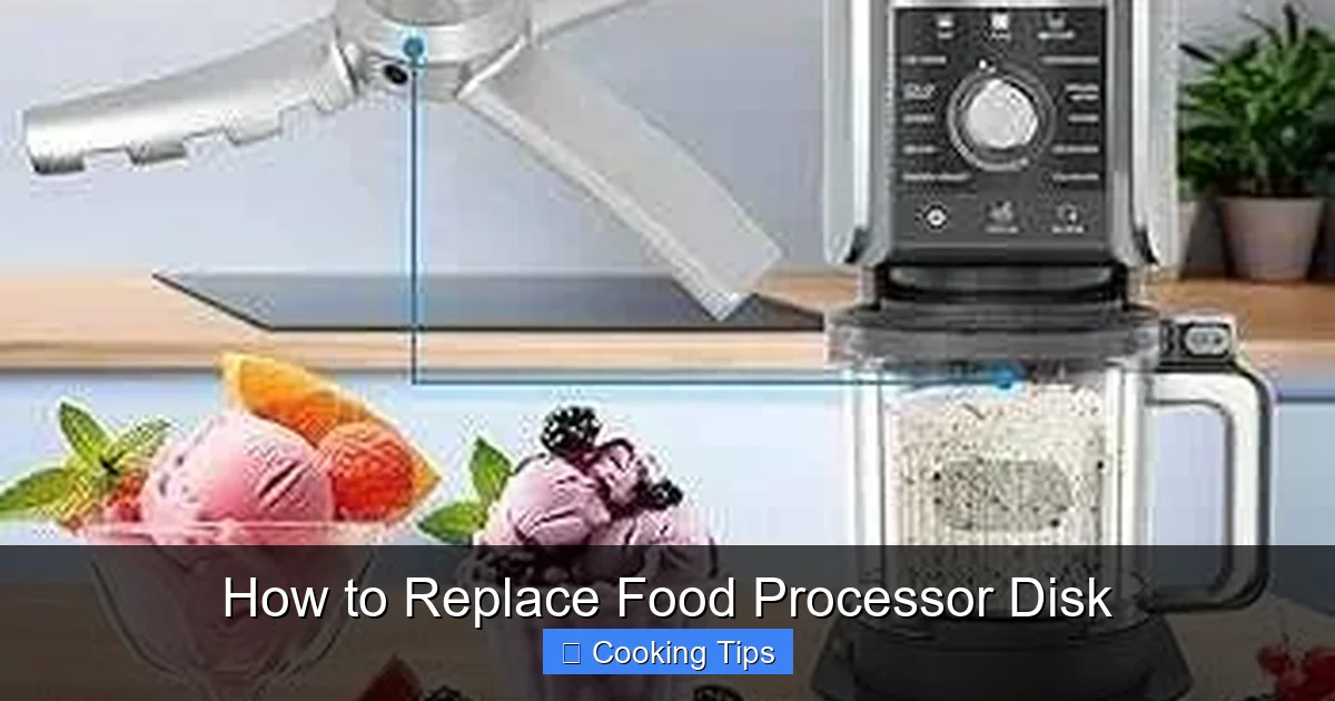 How to Replace Food Processor Disk