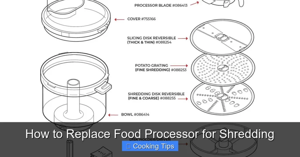 How to Replace Food Processor for Shredding