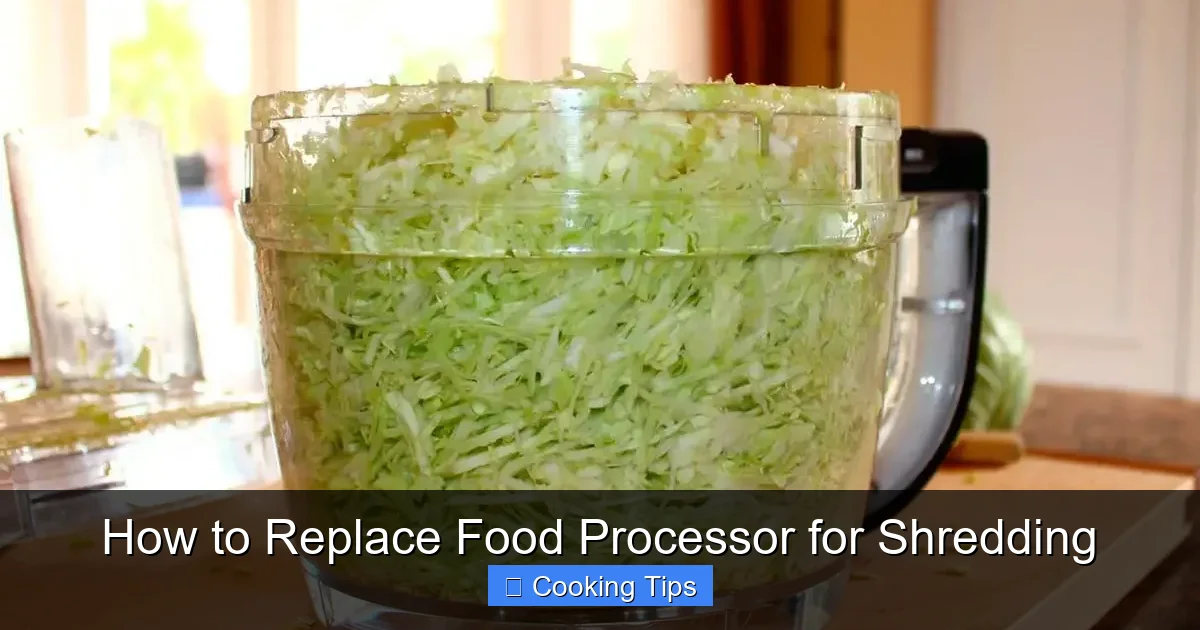 How to Replace Food Processor for Shredding