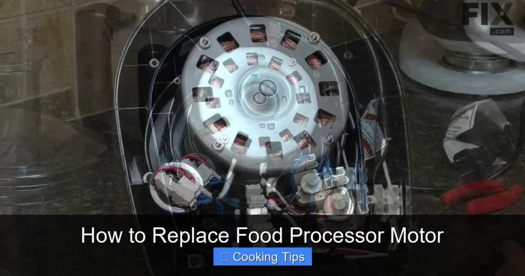 How to Replace Food Processor Motor