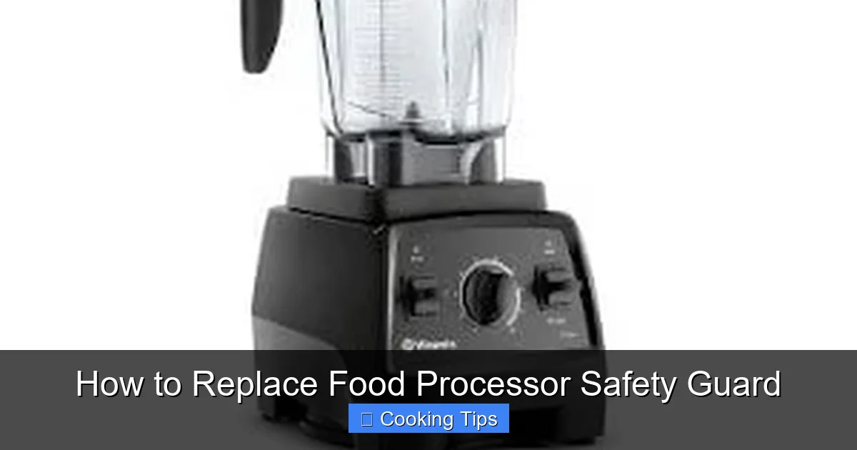 How to Replace Food Processor Safety Guard