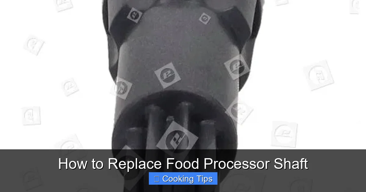 How to Replace Food Processor Shaft