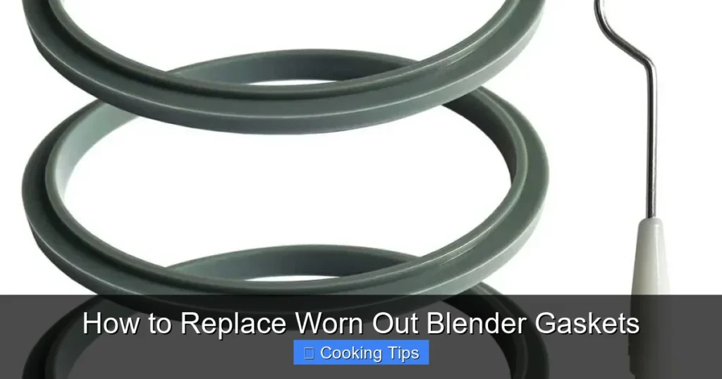 How to Replace Worn Out Blender Gaskets