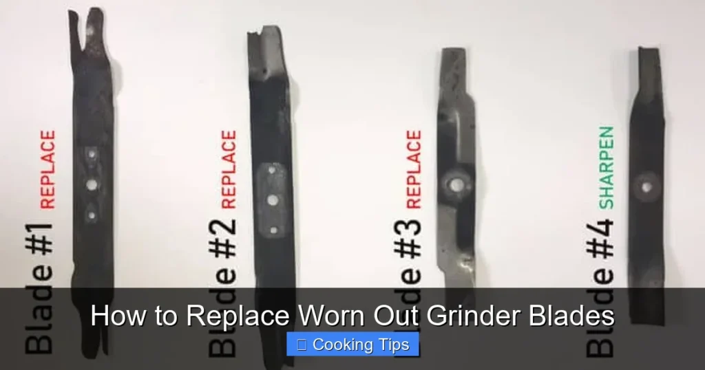 How to Replace Worn Out Grinder Blades How to Replace Worn Out Grinder Blades