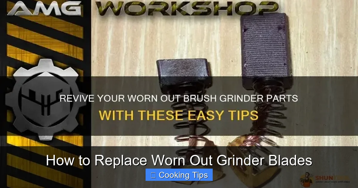 How to Replace Worn Out Grinder Blades