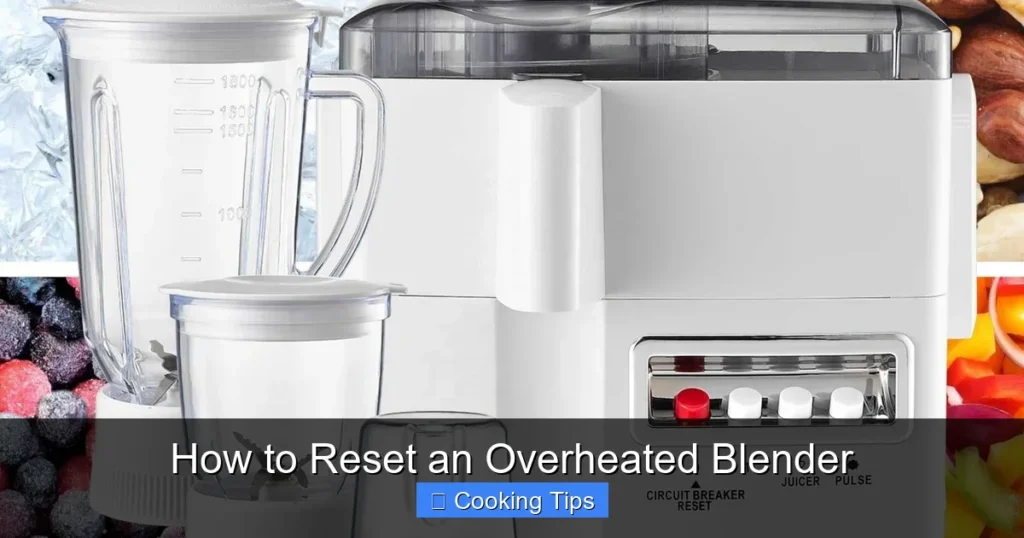 How to Reset an Overheated Blender How to Reset an Overheated Blender