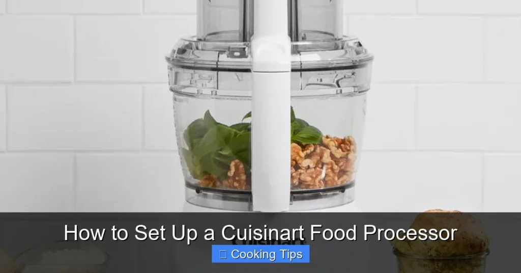 How to Set Up a Cuisinart Food Processor