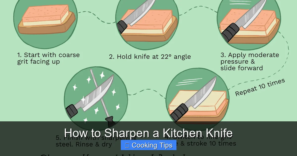 How to Sharpen a Kitchen Knife