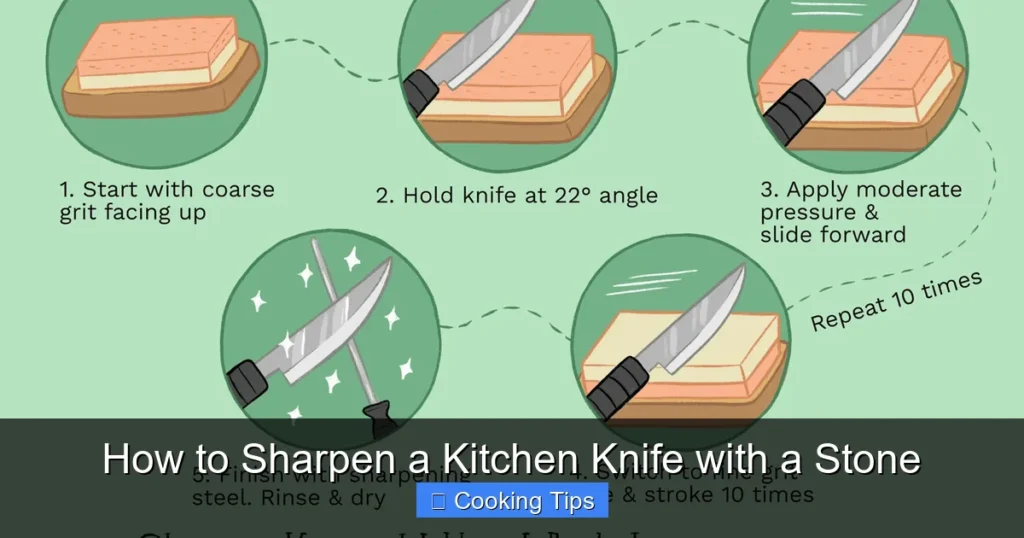 How to Sharpen a Kitchen Knife with a Stone