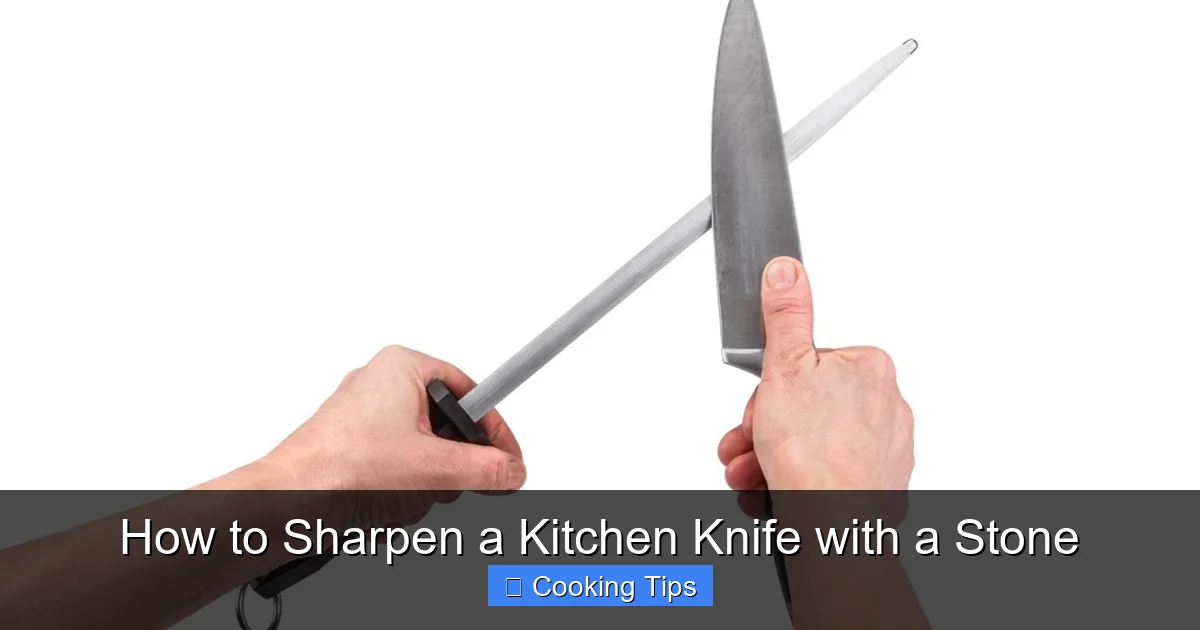 How to Sharpen a Kitchen Knife with a Stone