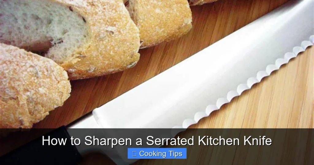 How to Sharpen a Serrated Kitchen Knife