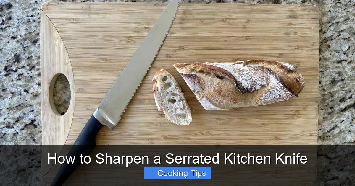 How to Sharpen a Serrated Kitchen Knife