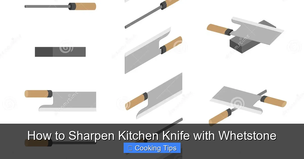 How to Sharpen Kitchen Knife with Whetstone