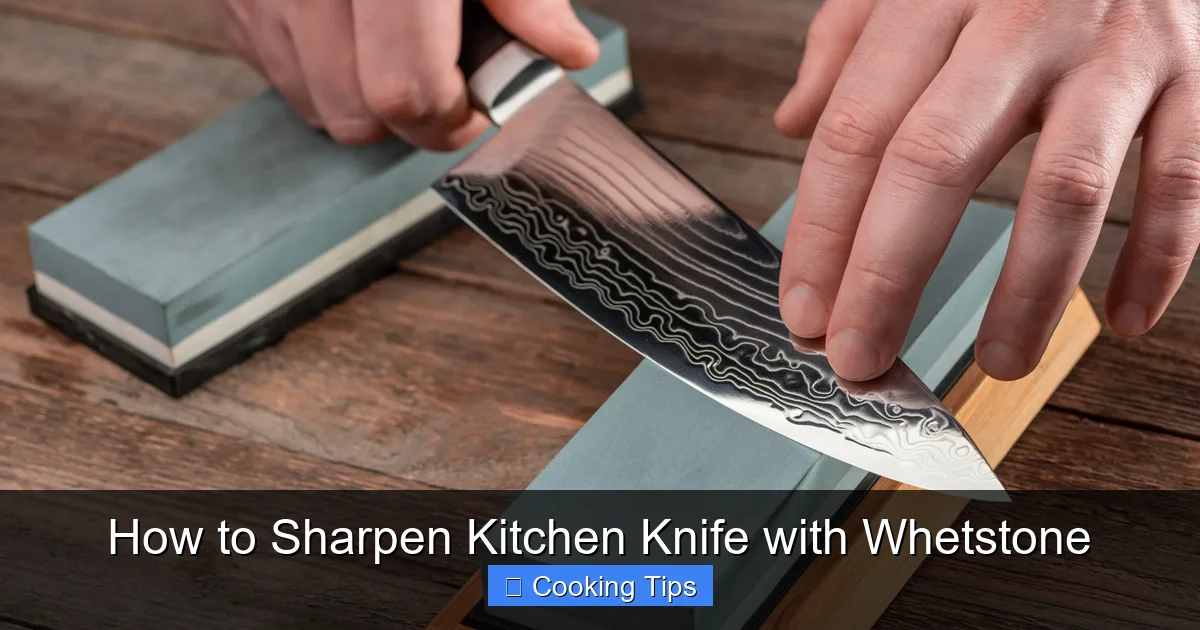 How to Sharpen Kitchen Knife with Whetstone