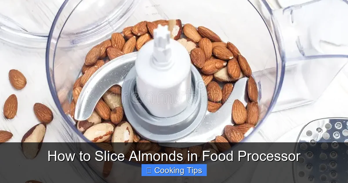 How to Slice Almonds in Food Processor