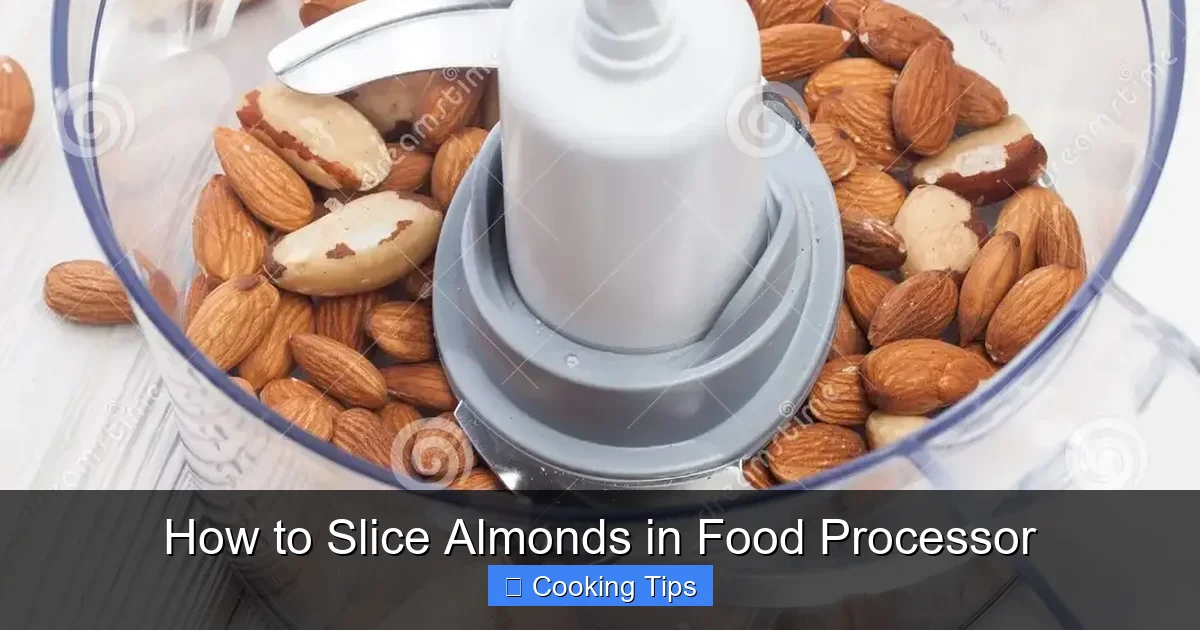 How to Slice Almonds in Food Processor