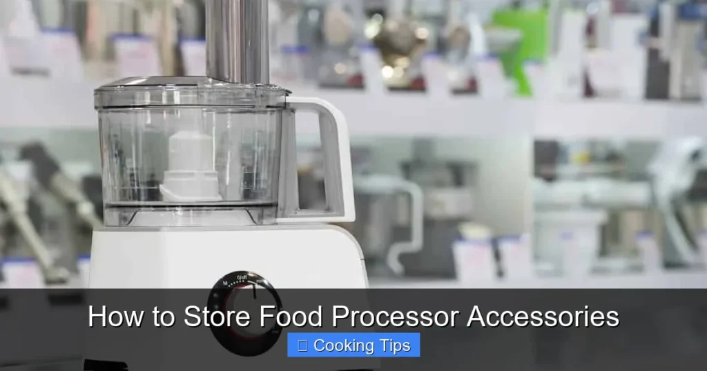 How to Store Food Processor Accessories
