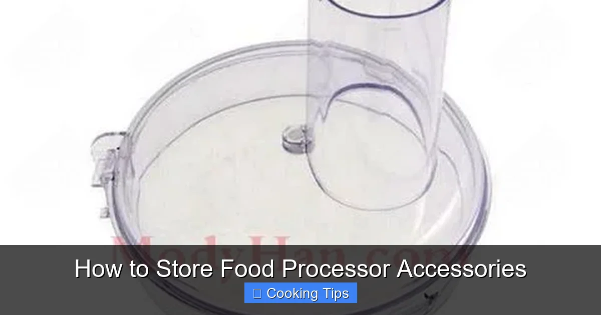 How to Store Food Processor Accessories