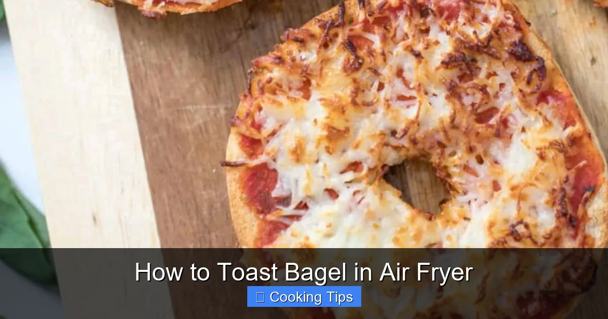 How to Toast Bagel in Air Fryer