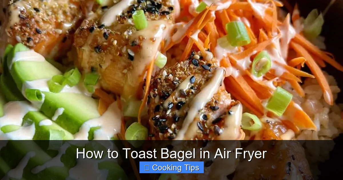 How to Toast Bagel in Air Fryer