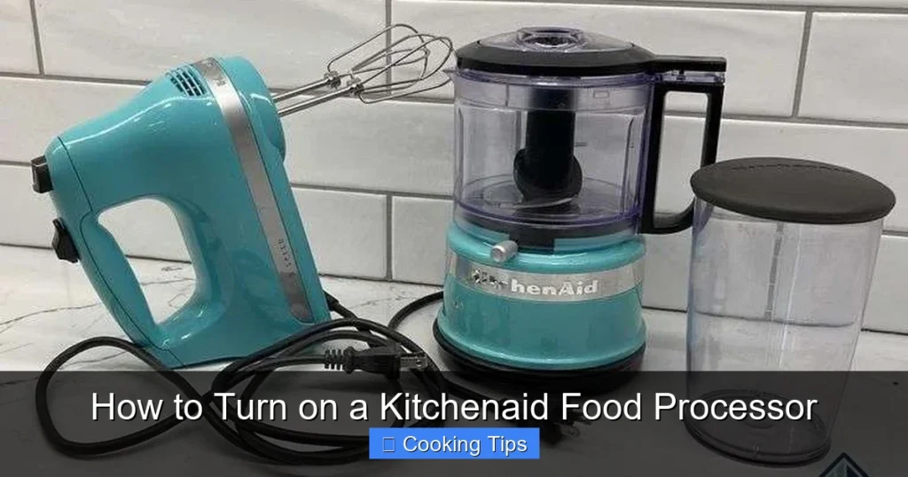 How to Turn on a Kitchenaid Food Processor How to Turn on a Kitchenaid Food Processor
