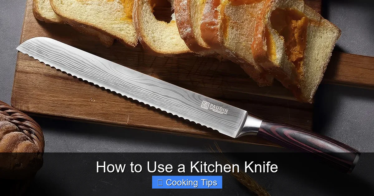 How to Use a Kitchen Knife
