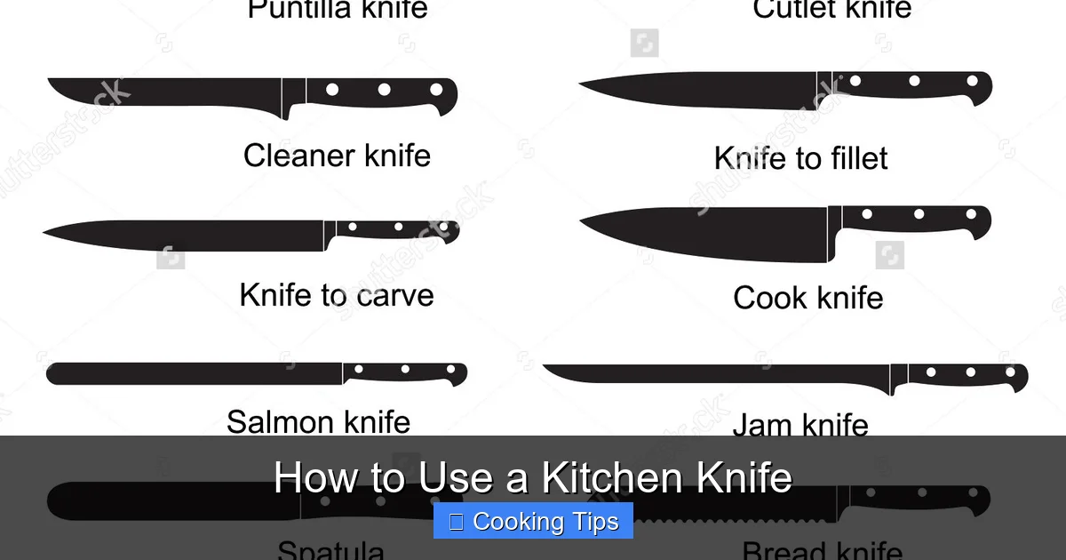 How to Use a Kitchen Knife