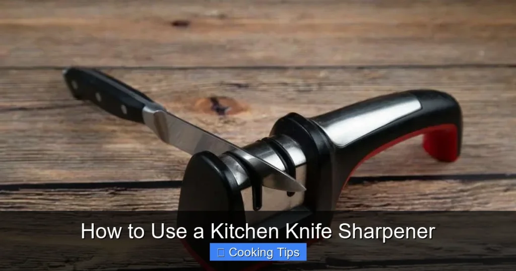 How to Use a Kitchen Knife Sharpener