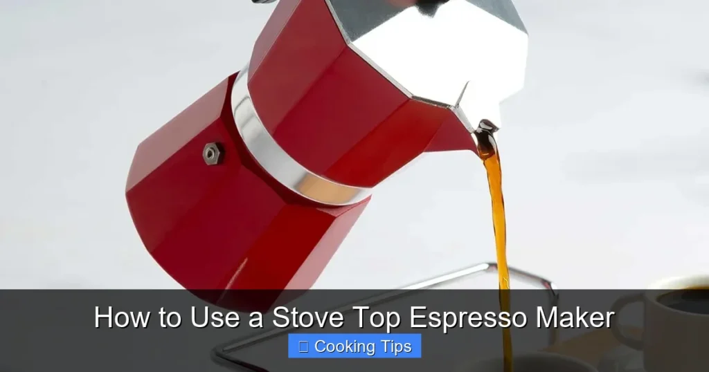 How to Use a Stove Top Espresso Maker