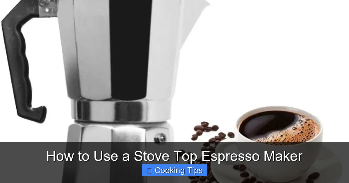 How to Use a Stove Top Espresso Maker