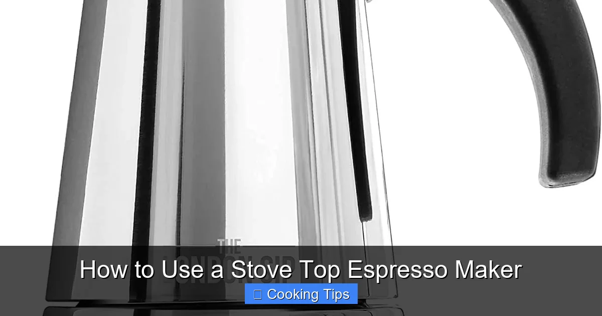 How to Use a Stove Top Espresso Maker