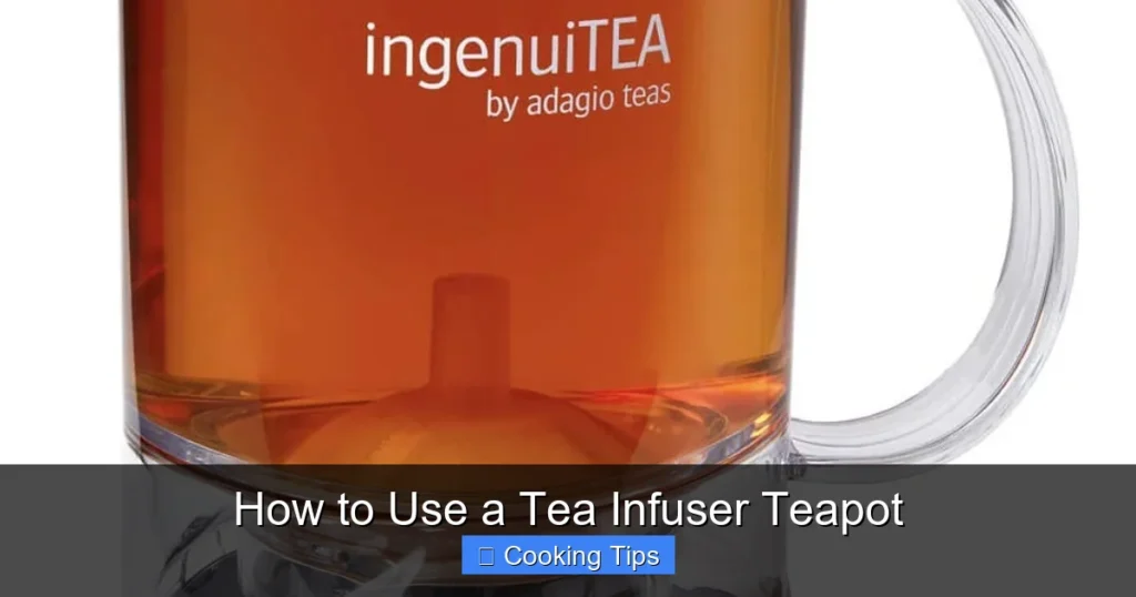 How to Use a Tea Infuser Teapot