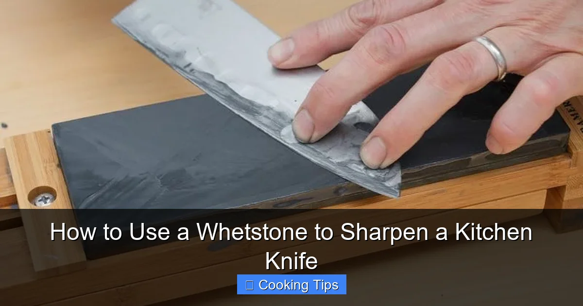 How to Use a Whetstone to Sharpen a Kitchen Knife