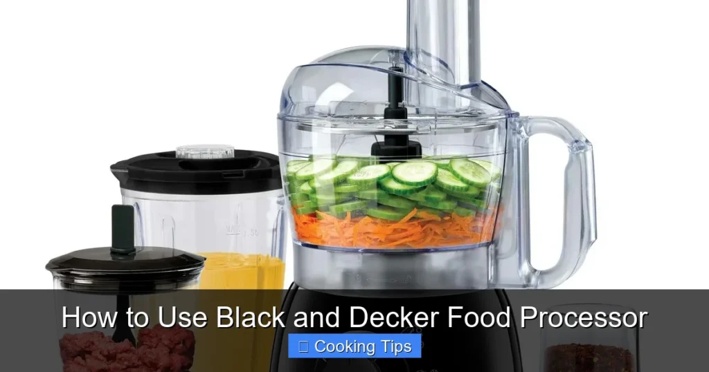 How to Use Black and Decker Food Processor How to Use Black and Decker Food Processor
